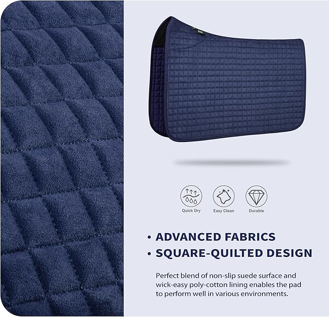 Tackmore Western Saddle Pad Breathable, Shock-Absorbing Saddle Pad