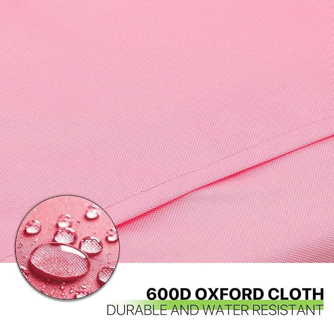 Magshion Foldable Pet Stroller, 3-in-1 Dog Travel Jogger with Detachable Carrier, Cup Holder, Storage Basket, Folding Carrier for Small/Medium Dogs & Cats Up to 33 lbs, Pink