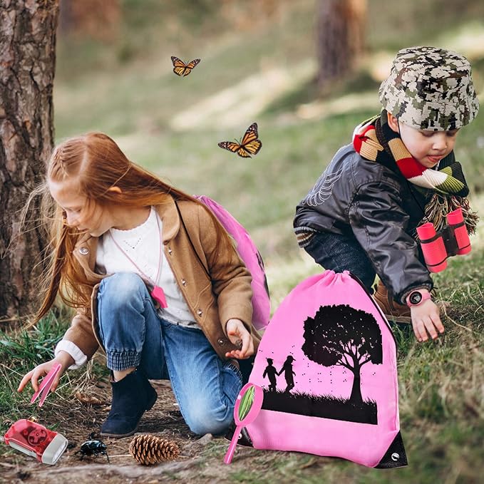 Kids Explorer Kit & Bug Catcher Kit, Camping Gear for Kids, Outdoor Exploration Set with Backpack & Binoculars, Ideal Outdoor Adventure Toys for Boys Girls 3-12