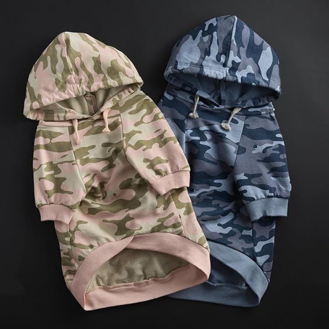 Rocky – The Orginal Lightweight Hooded TEE 100% Organic Cotton Dog Hoodie Pet Coat Sweater for Small Dogs, Available in Multiple Colors **Small (10-25 lbs)**