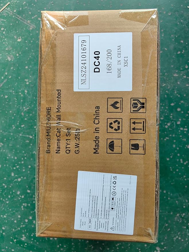 Wall-Mounted Cat Shelves for Large Cats – 9-Piece Pine Wood Cat Furniture with Scratching Posts, Ladder & House – Indoor Modern Climbing Wall Gym for Cats