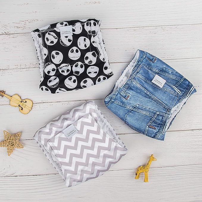 CuteBone Dog Belly Bands for Male Dogs Wraps Washable Doggie Diapers DM06XS