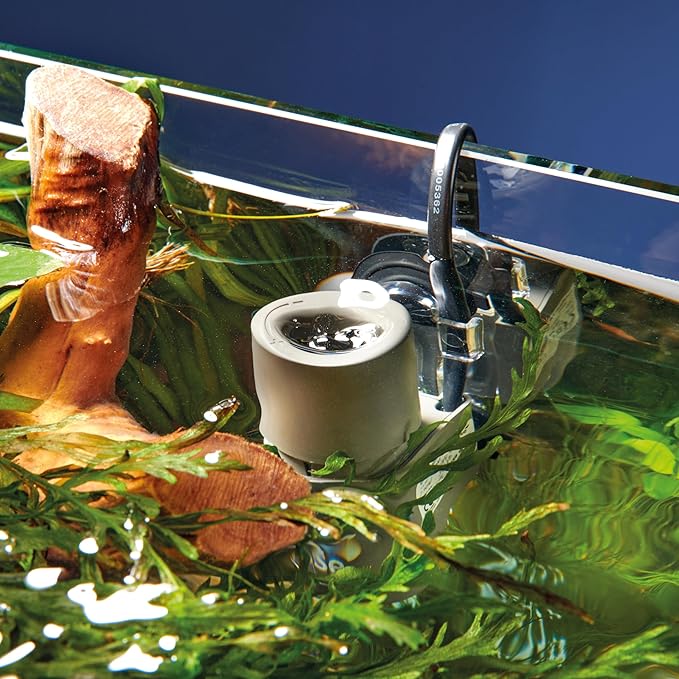 OASE CrystalSkim 350 Surface Skimmer for Freshwater and Marine Aquariums – Compact Internal Filter for Film Oil and Debris Removal, Quiet, Adjustable Flow, Shrimp-Safe, for Tanks up to 92 Gal / 350 L