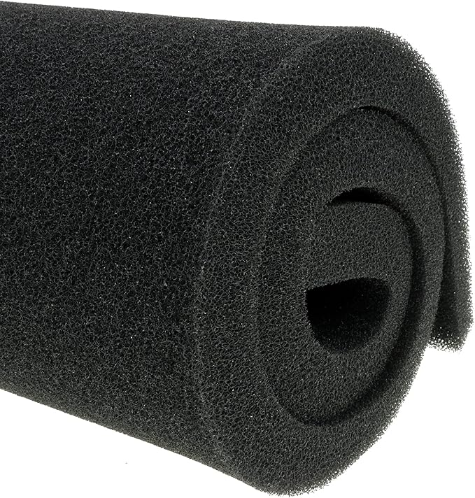 ALEGI Aquarium Filter Media Foam Material Cut to Fit, 36" x 12" x 1" / 72" x 12" x 1" Bio Pre Filter Sponge Pad Sheet for Fish Tank (12" x 72" x1"-30ppi)