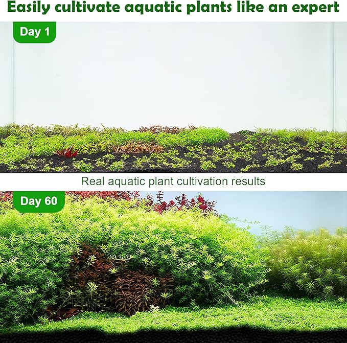 Shrimp Soil Water Grass Mud for Aquarium Fish Tank Aquascaping - Aquarium Substrate Soil for Shrimp Breeding and Plant Growth, No Washing Needed(13.2, Pounds)