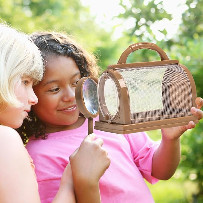 ROBUD Kids Explorer Kit, Bug Catcher Kit with Bag Kit, Outdoor Exploration Set for Camping, Montessroi Toy for Kids Coming Closer to Nature，WRP07