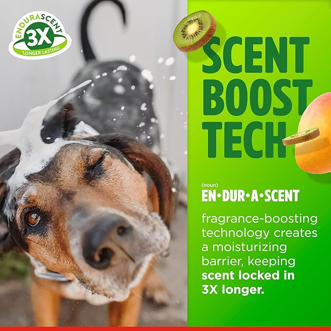 TropiClean Dog Perfume, Long Lasting Mango Kiwi Cologne, Deodorizing Spray for Smelly Dogs, After Bath Detangling Spray, Safe for Cats, 8oz.