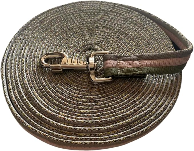 Premium Horse Training Lunge Line with Alloy Trigger Buckle for Accurate Equestrian Training of 26 Foot (8 Meters)
