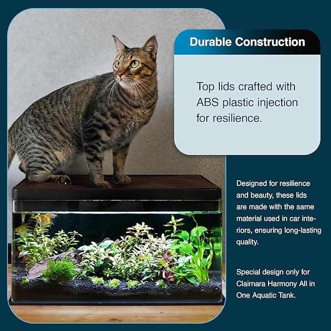 Cherry Wood Grain Top Lid for Clairnara Harmony Aquatic Tank