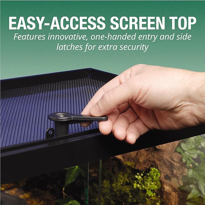 Tetra ReptoHabitat Kit for Aquatic Reptiles and Amphibians, 15 Gallons, Create a Home for Aquatic Juvenile Turtles, Frogs, Newts and Salamanders, 24.4 x 12.5 x 12.7 inches