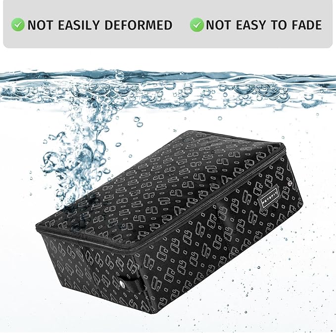 PETSFIT Portable Litter Box - Leak-Proof, Travel Litter Box with Lid, Collapsible Litter Boxes Perfect for Hotel/Lawn/Car Travel