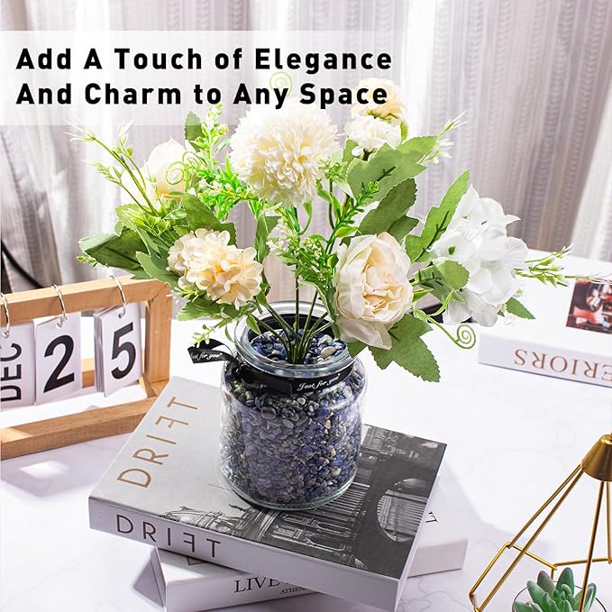 Crystals Chips Bulk Crushed Quartz Lapis Lazuli Stones 0.5 Lb/230g, Natural Irregular Shaped Healing Gravels Pebbles Decorative Stones for Fish Tank||Vase Filler|Succulent Plants Decor