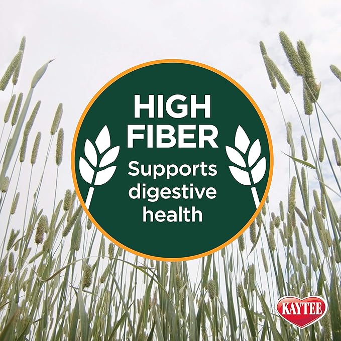 Kaytee All Natural Timothy Hay Plus Cranberries For Guinea Pigs, Rabbits & Other Small Animals, 24 Ounce