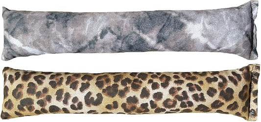 15" Catnip Cat Kicker Toys/Kitty Kick Sticks/Cat-Nip Kick Sticks (Leopard Print and Camo) (Kickers Filled with 1 oz Premium Canadian Catnip)