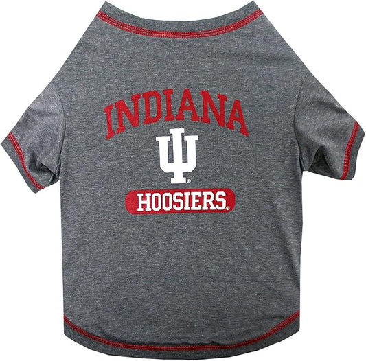 Pets First NCAA Indiana Hoosiers Dog T-Shirt (Small to Large)