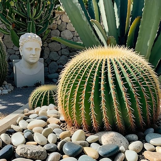 Pebbles for Plants, 5lbs Colorful Pebbles 1-2 Inch Decorative River Rocks for Indoor Planters, High Polished Stones for Vase Filler Fish Tank Landscaping Garden