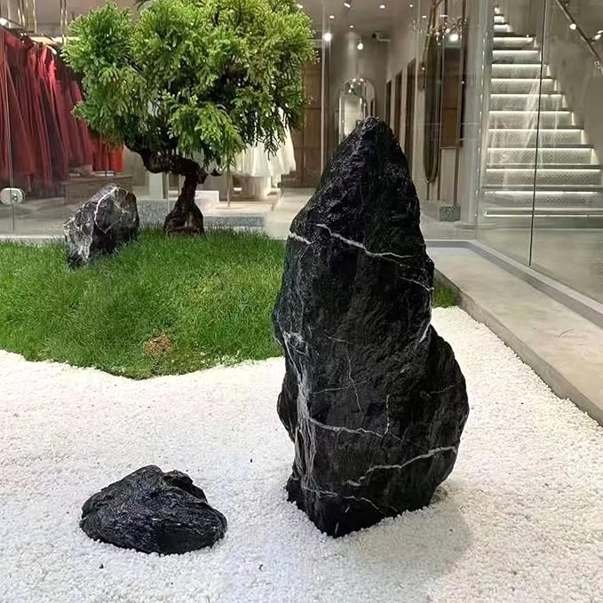 HappyFiller Polished 18 LB 1/2" White Matted Pebbles for Outdoor Garden Landscape Pave Walkway Small Rocks,Indoor Plants Succulents Cactus,Aquarium,Vase Fillers,Cultivation Hydroponic Stone,Zen