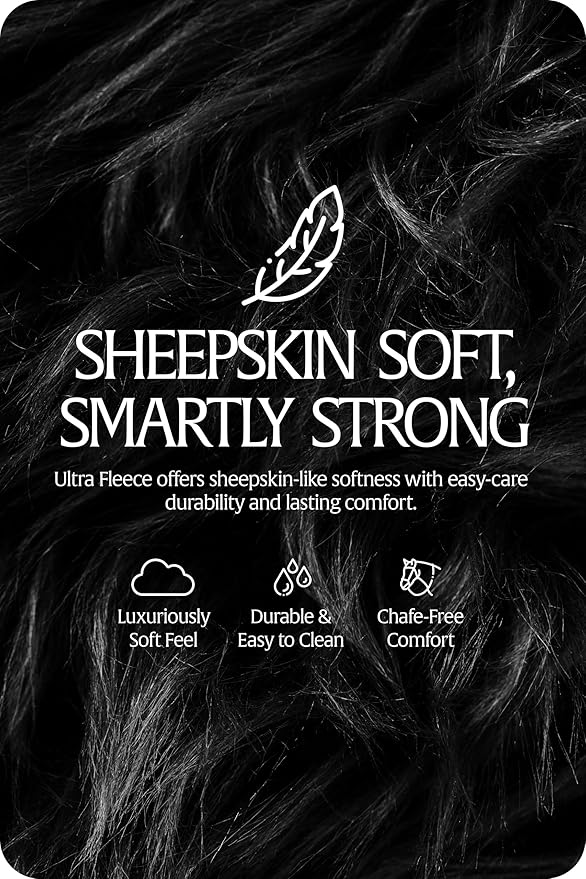 Equinavia Valkyrie Soft Ultra Fleece Padded Adjustable Breakaway Horse Halter - Black/Black - Horse