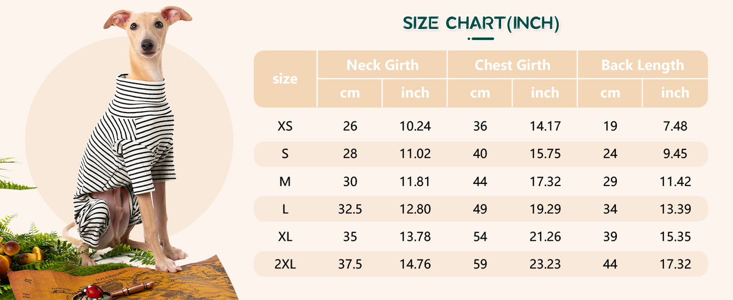 Dog Sweaters for Small Dogs Girls Boys, Striped Pet Sweaters for Fall Winter Dog Clothes, Turtleneck Pullover Knitwear for Small Medium Large Dog- ( Available in multiple colors)