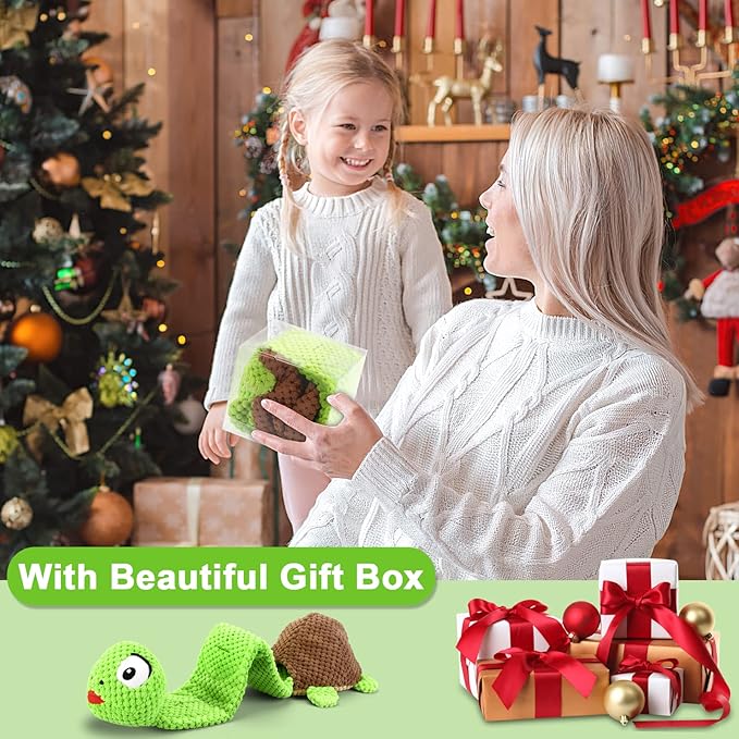 Dog Squeak Toys Dogs Enrichment Treat Dispensing Puzzle Toys Interactive Dog Toys for Large Medium Small Dogs