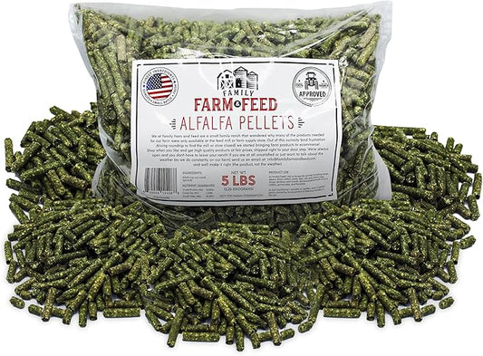 | Alfalfa Hay Food | Small Pet | Young and Adult | Pellets | 5 Pounds