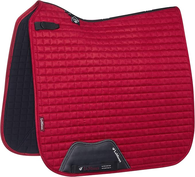 LeMieux Suede Dressage Square - English Saddle Pads for Horses - Equestrian Riding Equipment and Accessories