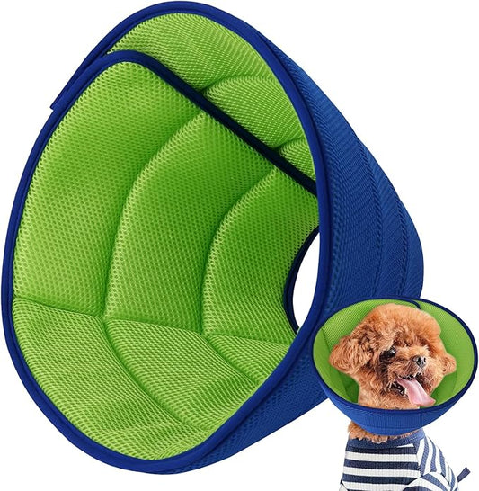 Soft Dog Cone Collar After Surgery Alternative for Dogs to Stop Licking, Comfy Collars for Large/Medium/Small Pet, Adjustable Elizabethan Neuter Recovery E Cones of Shame Neck & Head Ecollars, Cat