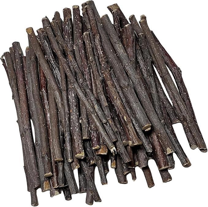 Apple Sticks 300g(0.7LB) Small Animals Wooden Pet Chew Treats Toys for Guinea Pigs Hamsters Rabbits Chinchillas Squirrels Small Animal Molar Wood Treats Toys