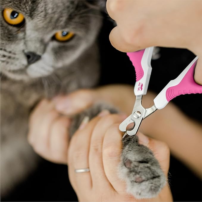 Mr. Pen Cat Nail Trimmer - Pink, Cat & Dog Nail Clippers, Kitten & Small Dog Claw Trimmer