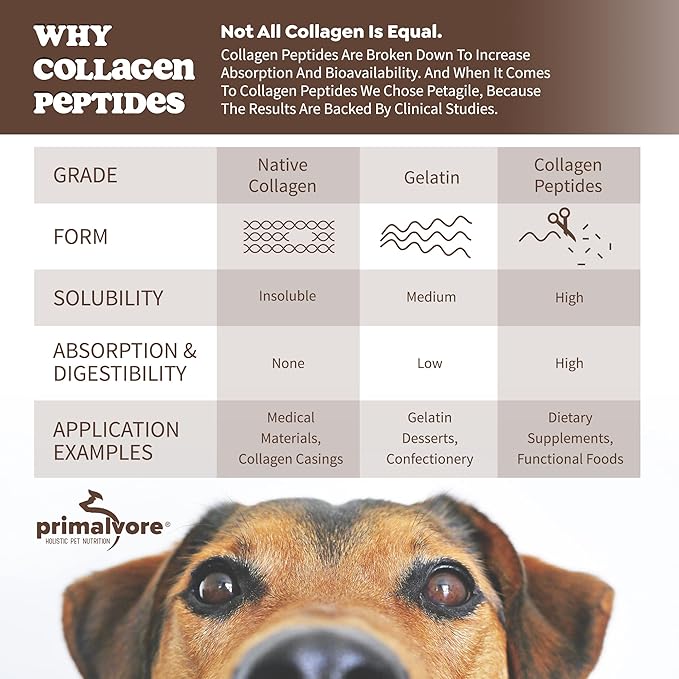 Primalvore Grass-Fed Beef Bone Broth for Dogs &Cats, Mobility Formula w/Collagen Peptides to Help Support Hip & Joints, Digestion, Skin & Coat and Hydration, Human Grade, Made in USA. Beef 2 Pack