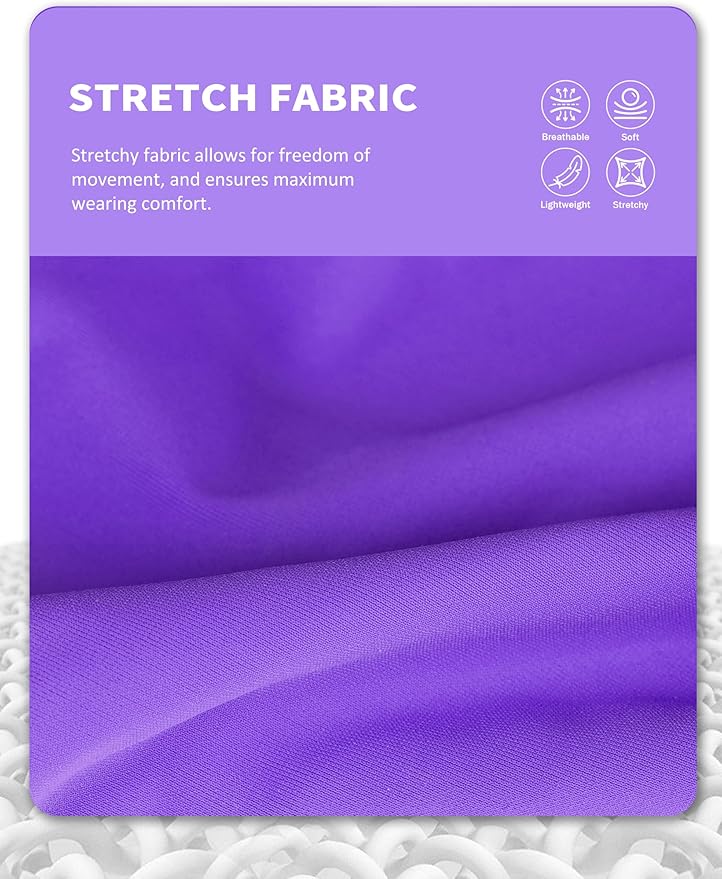 Harrison Howard Horse Fly Mask with Forelock Opening Stretch Breathable and Comfortable for Horses UV -Protection Purple M