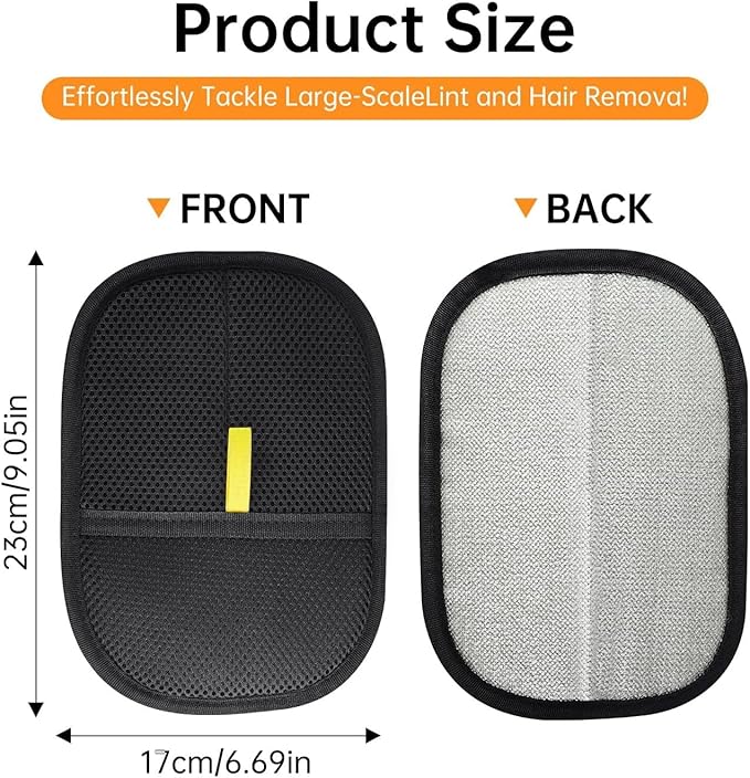 Static Pet Hair Removal Glove for Cats & Dogs, Efficient Grooming Gloves for Pet Hair, Cat Grooming Gloves for Hair Removal