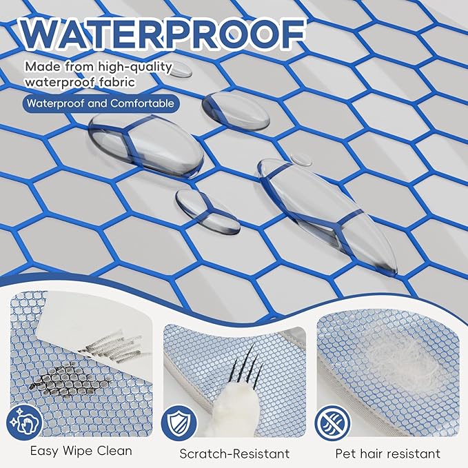 Cat Cone Collar Soft to Stop Licking After Surgery, Waterproof Lightweight Recovery Collar for Cats and Small Dogs, Elizabeth Plastic Cone Alternative, Neck Pillow to Prevent Scratches