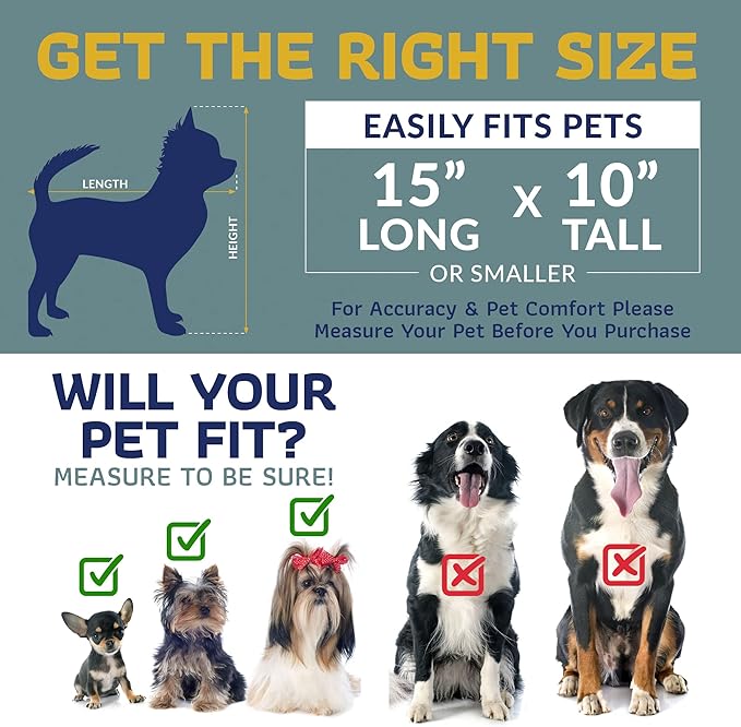 Katziela Rolling Pet Carrier - Airline Compliant with Removable Wheels - TSA Approved for Small Dogs and Cats - Soft FAA Travel Airplane Underseat Wheeled Luggage