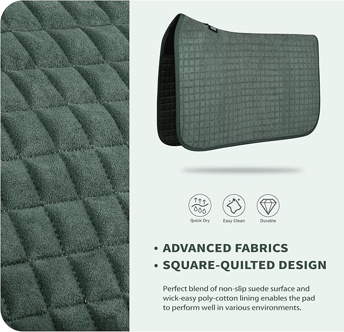 Tackmore Western Saddle Pad Breathable, Shock-Absorbing Saddle Pad