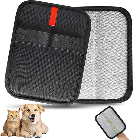 1 Pcs Static Pet Hair Removal Glove, Reusable Electrostatic Pet Cat Dog Hair Remover Grooming Gloves Brush Tool for Couch, Furniture, Carpet, Car Seat