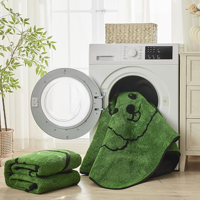 Qeils Reusable Puppy Pads, Washable Pee Pads for Dogs 2 Pack Durable Absorbent Leakproof Dog Training Pads for Home or Travel, Non-Slip Wee Wee Pads Potty Pads 48"x30"