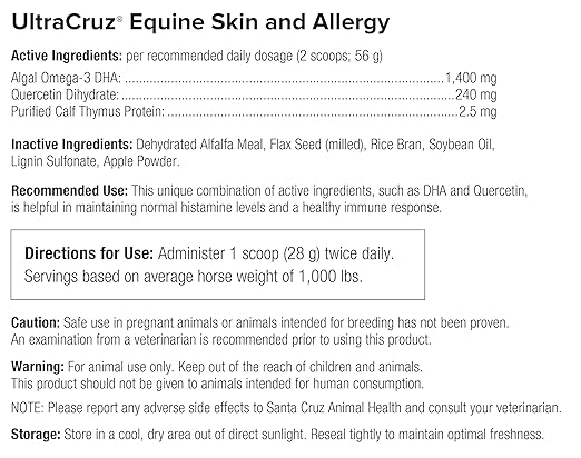 UltraCruz® Equine Skin and Allergy, 4 lb