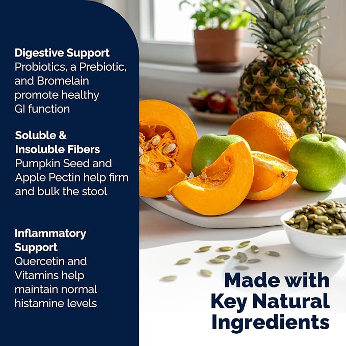 Vetnique Glandex Anal Gland Soft Chew Treats with Pumpkin for Dogs Digestive Enzymes, Probiotics Fiber Supplement for Dogs Boot The Scoot (Advanced Strength Duck/Bacon Chews (Vegetarian), 120 Ct)