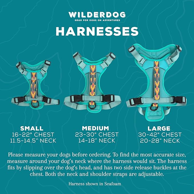 Wilderdog Lightweight Dog Harness with Reflective Straps - Small - Lilac