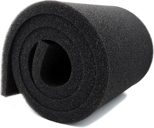 ALEGI Aquarium Filter Media Foam Material Cut to Fit, 72" x 12" x 1" Bio Pre Filter Sponge Pad Sheet for Fish Tank (12" x 72" x1"-40ppi)