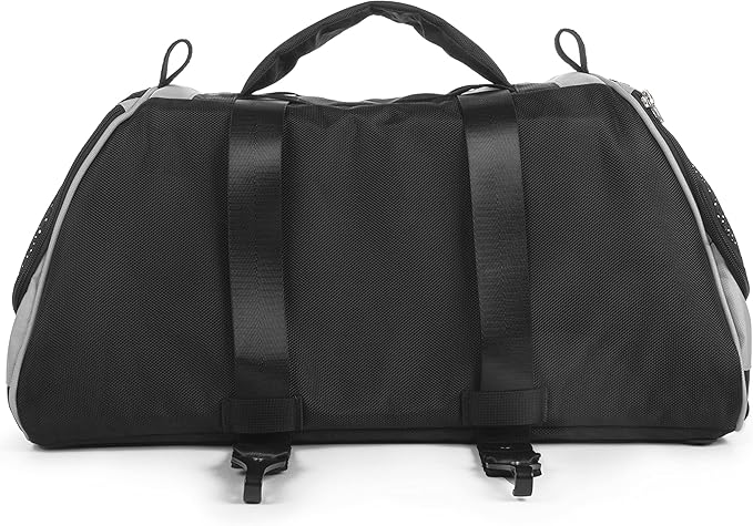 Sherpa Forma Frame Crash-Tested Travel Pet Carrier, Airline Approved & Guaranteed On Board - Black, Medium