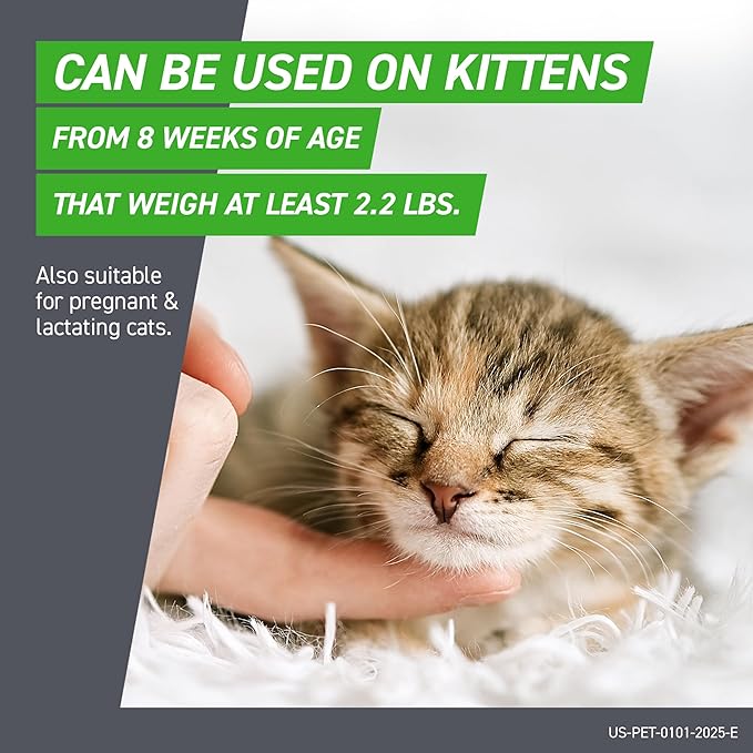 FRONTLINE Plus Flea and Tick Treatment for Cats Over 1.5 lbs. 8 Treatments