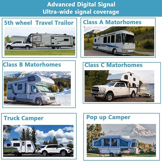 Wireless Touchable Screen 128GB Large Audio 1080P 2 Split Image 11 Inch Monitor Backup Camera Built-in DVR Video for RV Truck Trailer Skid Steer Rear Front Reversing DW102