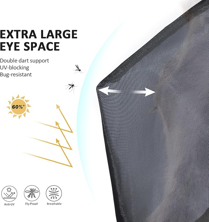 Horse Fly Mask Large Space Breathable UV Protection Equine Mask with Reflective Features on Ears Hunter Green L