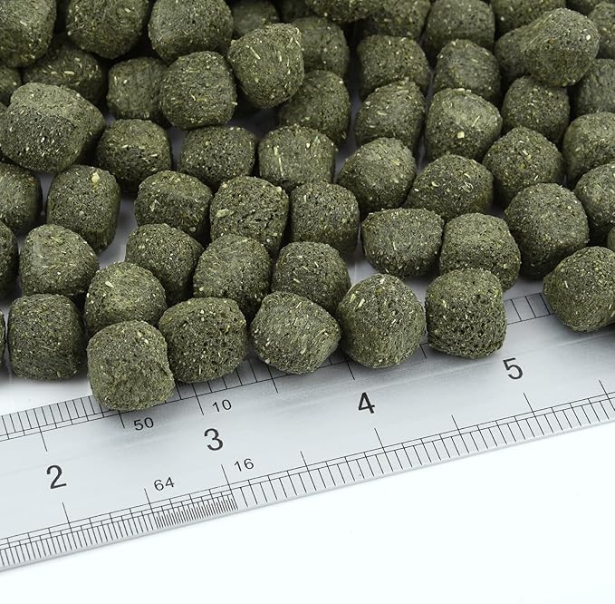 Timothy Hay Cubes 10 oz with Small Size - Timothy Grass Pellets for Tortoises Rabbits Guinea Pig Chinchilla