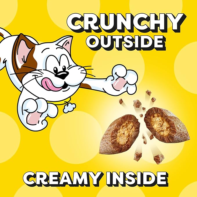 Temptations Classic Crunchy and Soft Cat Treats, Savory Salmon Flavor, 30 oz. Tub