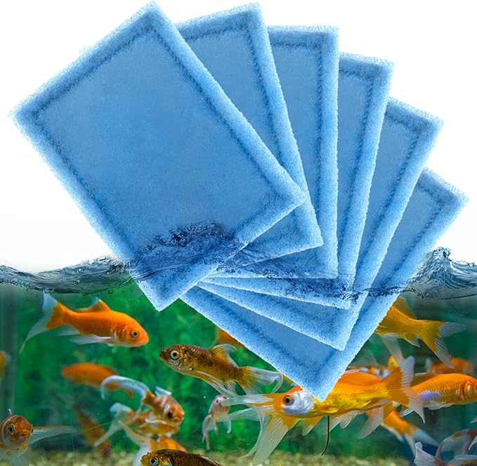 MEWTOGO 10-20 Gallon Aquarium Filter Replacement for EZ-Change #2, Aquarium Filter Cartridge Fit for AquaTech 10 to 20 Power Filters for Fish Tank(6 Pcs)