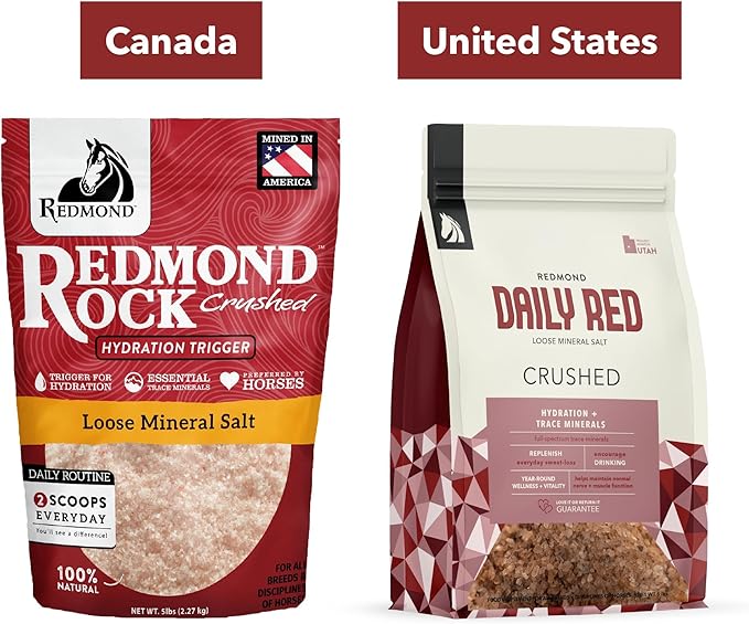 Daily Red Crushed Loose Minerals | Mineral Salt + Electrolyte Supplement for Horses