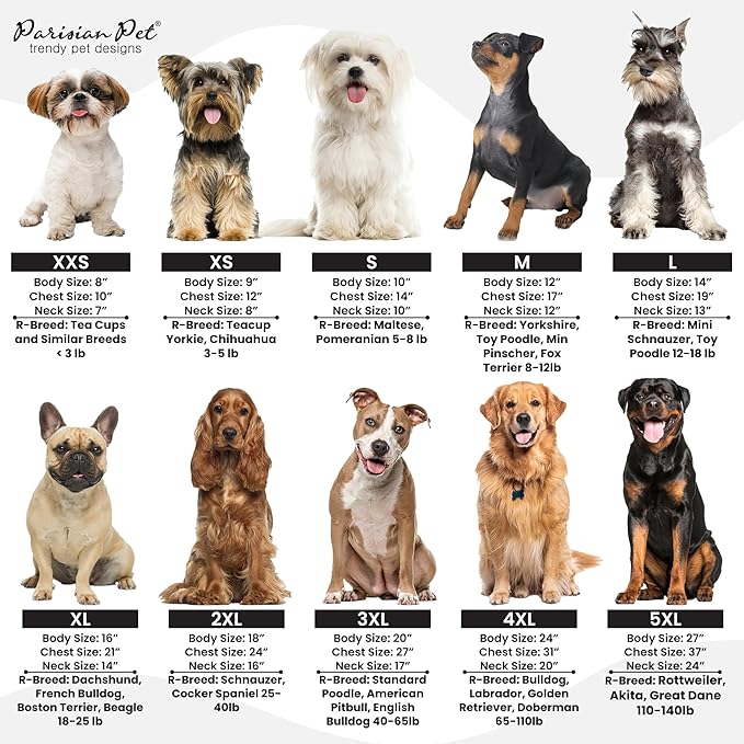 Parisian Pet Dog Shirt - Embroidered Police Costume - 100% Cotton and Polyester - Sleeved Cop Costume - Blue for Large Dogs 3XL